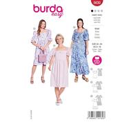 burda easy Papier-Schnittmuster Damen Kleider #5630 Gr. 34-44 Nählevel: super easy