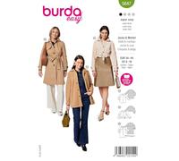 burda easy Papier-Schnittmuster Damen Mäntel & Kurzjacke #5647 Gr. 34-44 Nählevel: super easy
