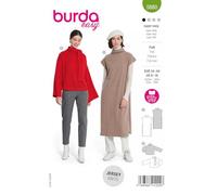 burda easy Papier-Schnittmuster Damen Pullover in 2 Varianten #5880 | Gr. 34-44 | für Nähanfänger:innen | für Jersey & Strickstoffe