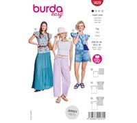 burda easy Papier-Schnittmuster Damen Tops #5629 Gr. 34-44 Nählevel: super easy