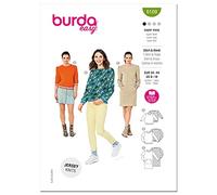 burda easy Papier-Schnittmuster-Set Damen Shirt & Kleid #6109 Gr. 34-44
