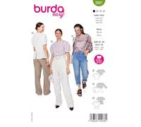 burda easy Schnittmuster Damen Blusen mit Puffärmeln #5687 Gr. 34-44