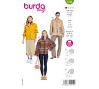 burda easy Schnittmuster Damen Jacken mit Stehkragen #5706 Gr. 34-44