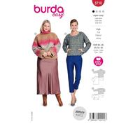 burda easy Schnittmuster Damen kuschelige Pullover #5710 Gr. 36-46