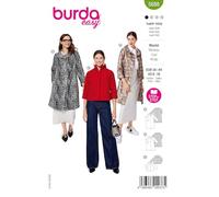 burda easy Schnittmuster Damen Mäntel im Retro-Look #5688 Gr. 34-44