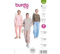 burda easy Schnittmuster Damen Sweater in verschiedenen Längen Gr. 34-48