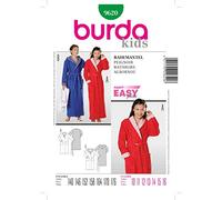 burda kids Papier-Schnittmuster Kinder Bademantel #9620 Gr.140-176