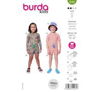 burda kids Papier-Schnittmuster Kinder Badeshirt & Badehose #9192 Gr. 104-146 Nählevel: leicht