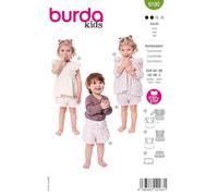 burda kids Papier-Schnittmuster Kinder Set Blusen & Shorts #9190 Gr. 56-98 Nählevel: leicht