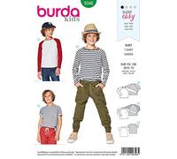 burda kids Papier-Schnittmuster Kinder Shirt #9346 Gr. 116-158 Jersey