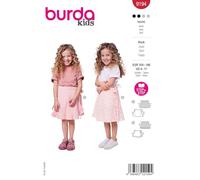 burda kids Papier-Schnittmuster Mädchen Wickelröcke #9194 Gr. 104-146 Nählevel: leicht