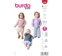 burda kids Schnittmuster #9202 Kinder Baumwollhose und Shorts mit Gummibund Gr. 56-98