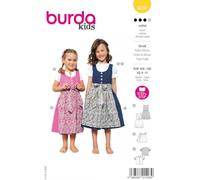 burda Papier-Schnitt Kinder-Dirndl #9230 Gr.104-146