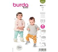 Burda Kids Schnittmuster #9312 Kinder Set Pullover und Hose Gr. 56-86 Nählevel 2 (leicht)