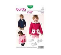 Burda Style Schnittmuster 9425 – Kinderjacke und Kapuzenjacke mit Reißverschluss Gr. 86-122