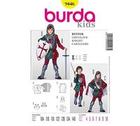 Burda Kids Schnittmuster #9446 Karneval Kostüm Kinder Mittelalter Ritter Gr. 104-140