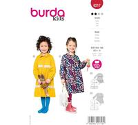 burda kids Schnttmuster Mädchen Kleid mit Knopfleiste Gr. 104-146