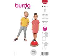 burda Papier-Schnitt Kindershirt und Kleid #9229 Gr.104-146