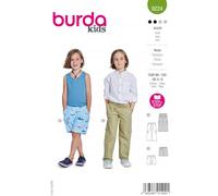 burda Papier-Schnitt Kurze und lange Hosen für Jungen #9224 Gr.98-128