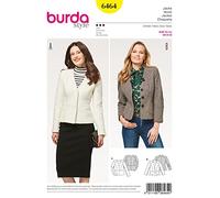 Burda Patron Jacke 6464, Papier, weiß, 19 x 14 x 0,5 cm