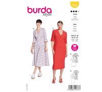 burda Schnitt 5820 "Midikleid mit Rüschen"