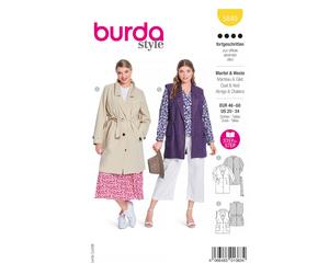 burda Schnitt 5840 "Klassischer Damen-Trenchcoat"