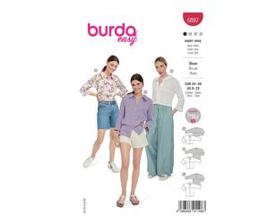 burda Schnitt 5887 "Blusen in verschiedenen Längen"