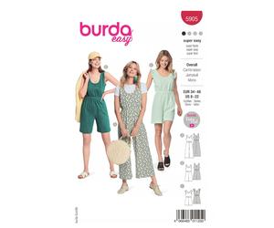 burda Schnitt 5905 "Einteiler in verschiedenen Längen"