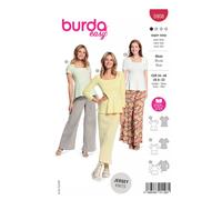 burda Schnitt 5908 "Blusen mit eckigem Ausschnitt"