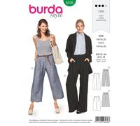 burda Schnitt 6436 "Bundfalten-Hosen"