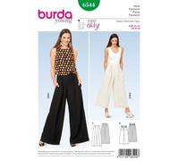 burda Schnitt 6544 "Hose und großzügige Beinweite"
