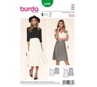 burda Schnitt 6880 "Rock und Bahnenrock"