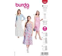 Burda Schnittmuster, 5806, Kleid [Damen, Gr. 34-48], Level 1 super easy