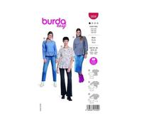 Burda Schnittmuster, 5856, Bluse, [Damen, Gr. 34-48], Level 1 super easy