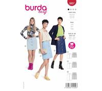 Burda Schnittmuster, 5857, Rock [Damen, Gr. 34-48], Level 1 super easy