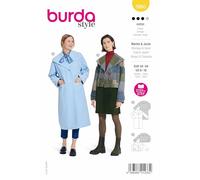 Burda Schnittmuster, 5860, Jacke und Mantel selber nähen [Damen, Gr. 34-44] Level 3 für Fortgeschrittene