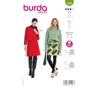 Burda Schnittmuster, 5868, Röcke selber nähen [Damen, Gr. 34-44] Level 3 für Fortgeschrittene