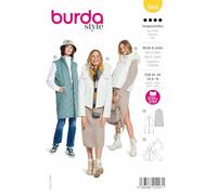 Burda Schnittmuster, 5869, Weste und Jacke selber nähen [Damen, Gr. 34-44] Level 4 für Profis