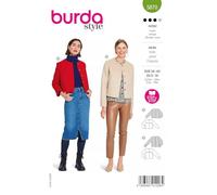 Burda Schnittmuster, 5870, Jacken selber nähen [Damen, Gr. 34-44] Level 3 für Fortgeschrittene
