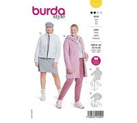 Burda Schnittmuster, 5877, Warme Jacke selber nähen [Damen, Gr. 44-54] Level 2 für Anfänger
