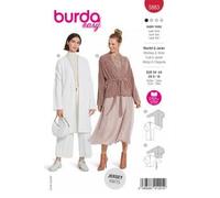 Burda Schnittmuster, 5883, Jacke und Cardigan selber nähen [Damen, Gr. 34-44] Level 1 für Anfänger