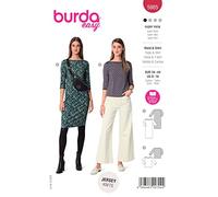 Burda Schnittmuster, 5985, Kleid und Shirt [Damen, Gr. 34-44] Level 1 super easy