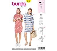 Burda Schnittmuster 6310, Shirtkleid [Damen, Gr. 36-46] zum selber nähen, ideal für Anfänger [L2]
