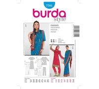 Burda Schnittmuster 7701 Inderin,Indian,Indio Gr. 34-46