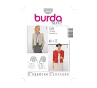 Burda 8949 Schnittmuster Kurzjacke im Trachtenstil (Damen, Gr. 34-46) Level 2 leicht