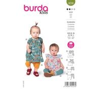 Burda Schnittmuster, 9239, Kids Bluse und Kleid selber nähen [Kinder, Gr. 56 - 98] Level 2 für Anfänger