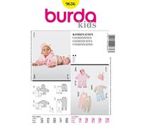 burda Schnittmuster Babys Jacke, Hose, Strampler 9636 Gr. 56-80
