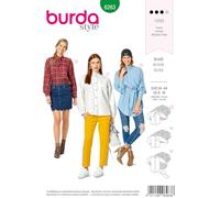 Burda Schnitt Bluse ? Hemdbluse ? Kragenvarianten 6263