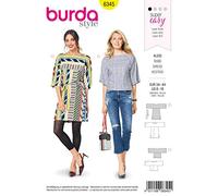 Burda Schnitt Shirt und Kleid mit weiten Ärmeln 6345