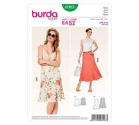 burda Schnitt 6903 "Bahnenrock mit Saumschwung"
